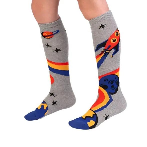 A Trip To The Moon Junior Knee High Socks