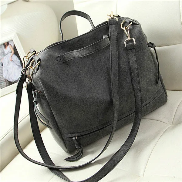 Arrive Women Shoulder Bags Nubuck Leather Vintage Messenger Bag Crossbody Bags Women luxury hbags Bolsas