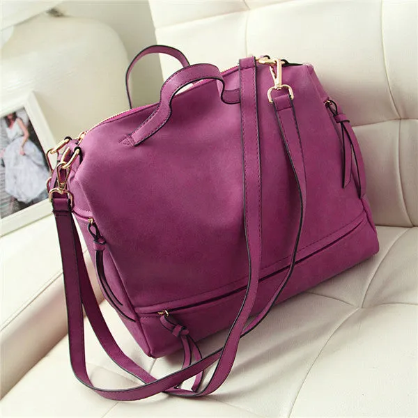 Arrive Women Shoulder Bags Nubuck Leather Vintage Messenger Bag Crossbody Bags Women luxury hbags Bolsas