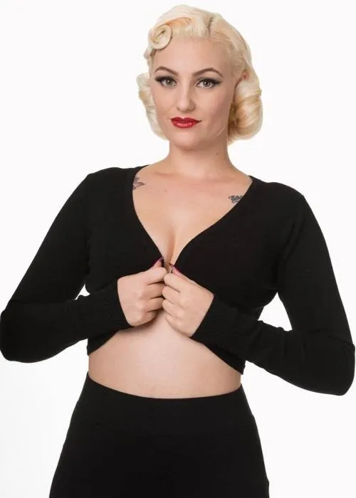 Banned Flickers Bolero Black