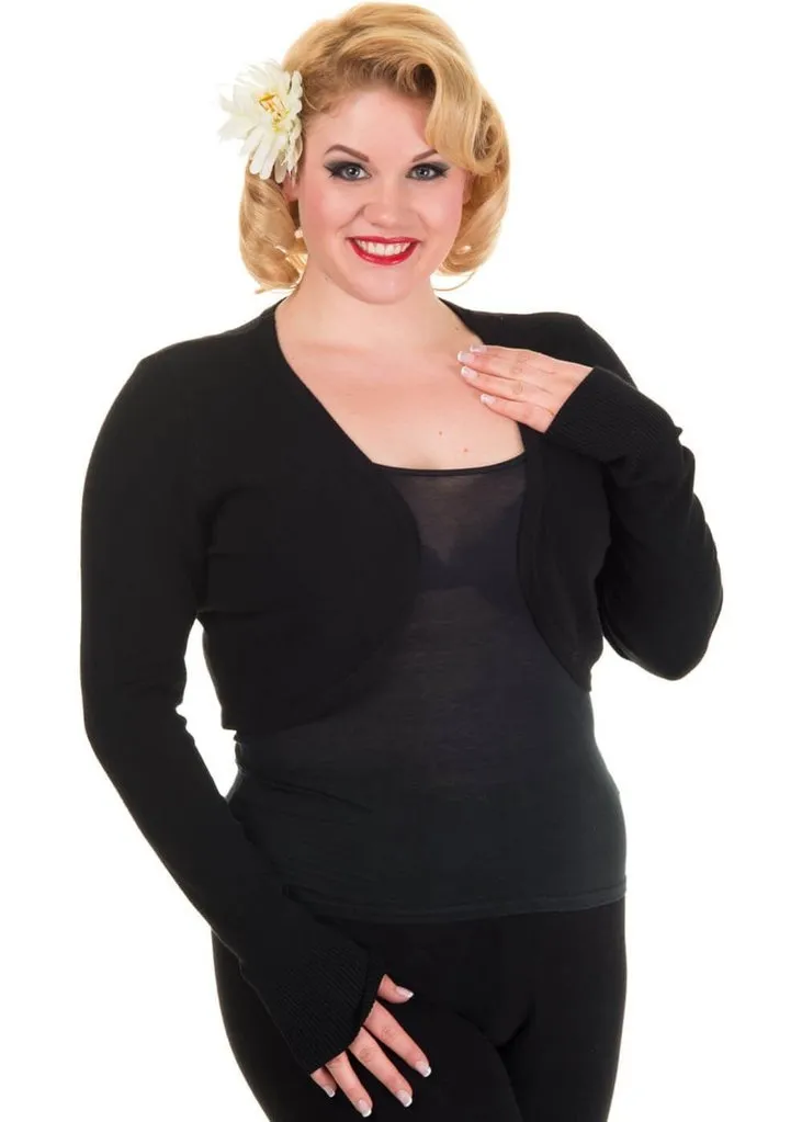 Banned Flickers Bolero Black