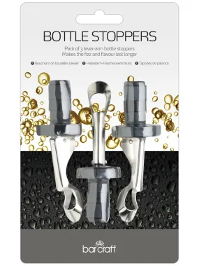 BarCraft Lever-Arm Bottle Stoppers and Openers