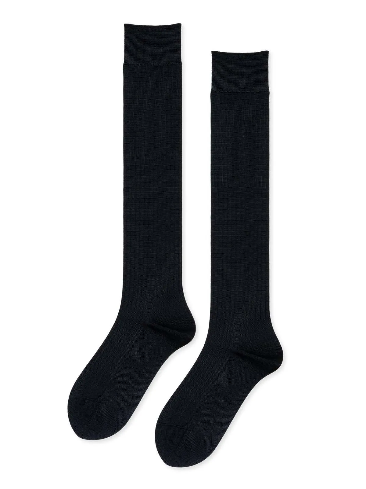 Bemberg Rib Knee High Socks