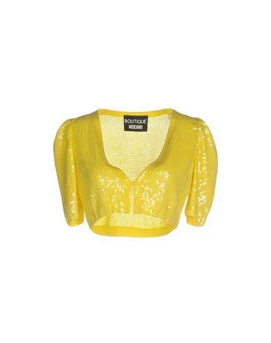 Boutique Moschino Women Wrap cardigans Yellow 6 UK