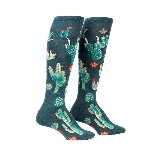 Cactus Jungle Knee High Socks