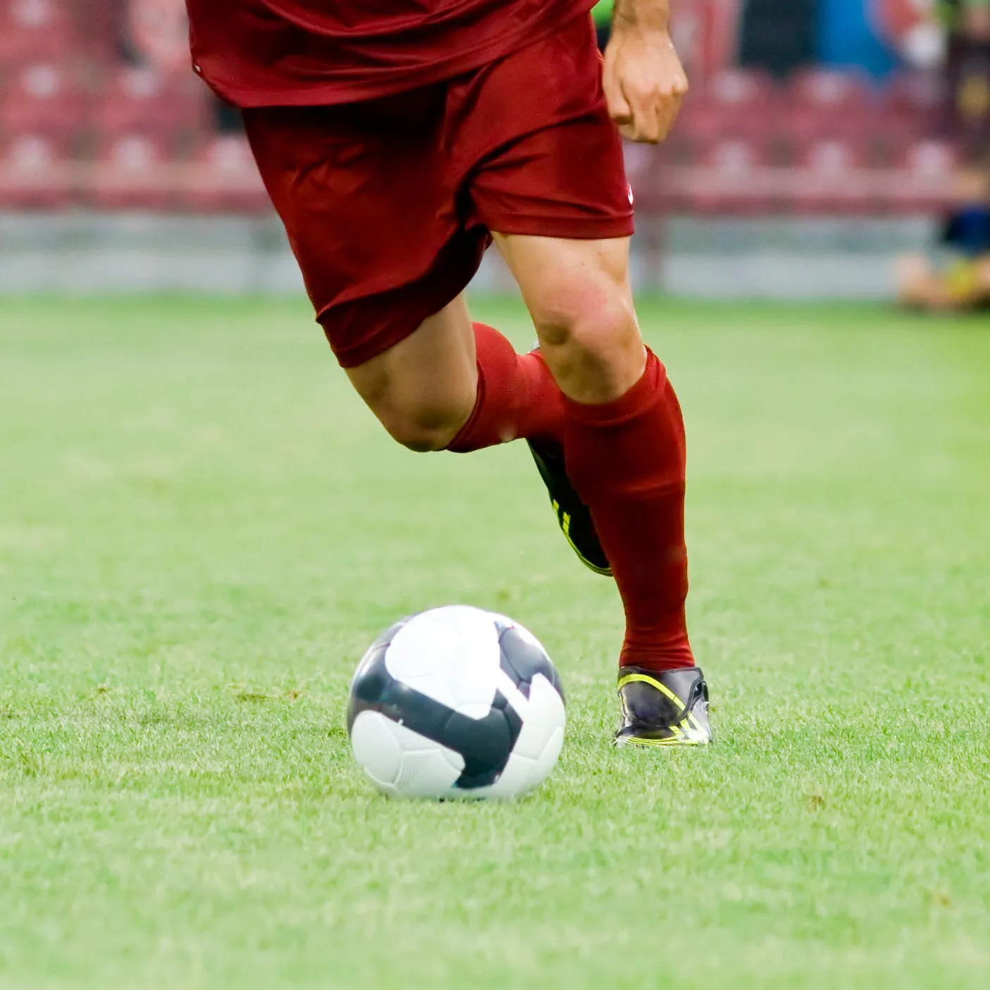 Cardinal Red Soccer Knee-High Socks