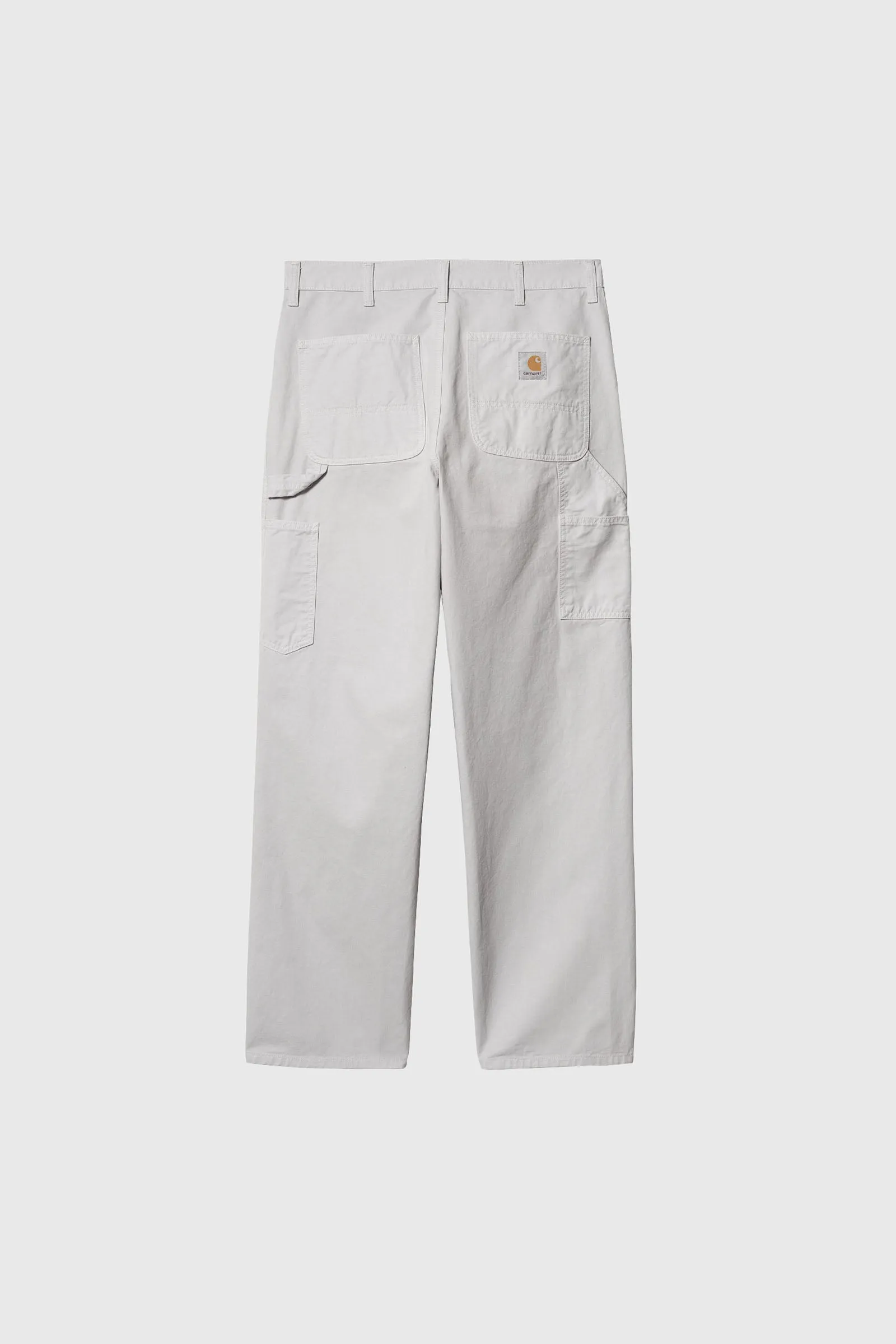 Carhartt Wip Pantalone Single Knee Grigio Chiaro Uomo