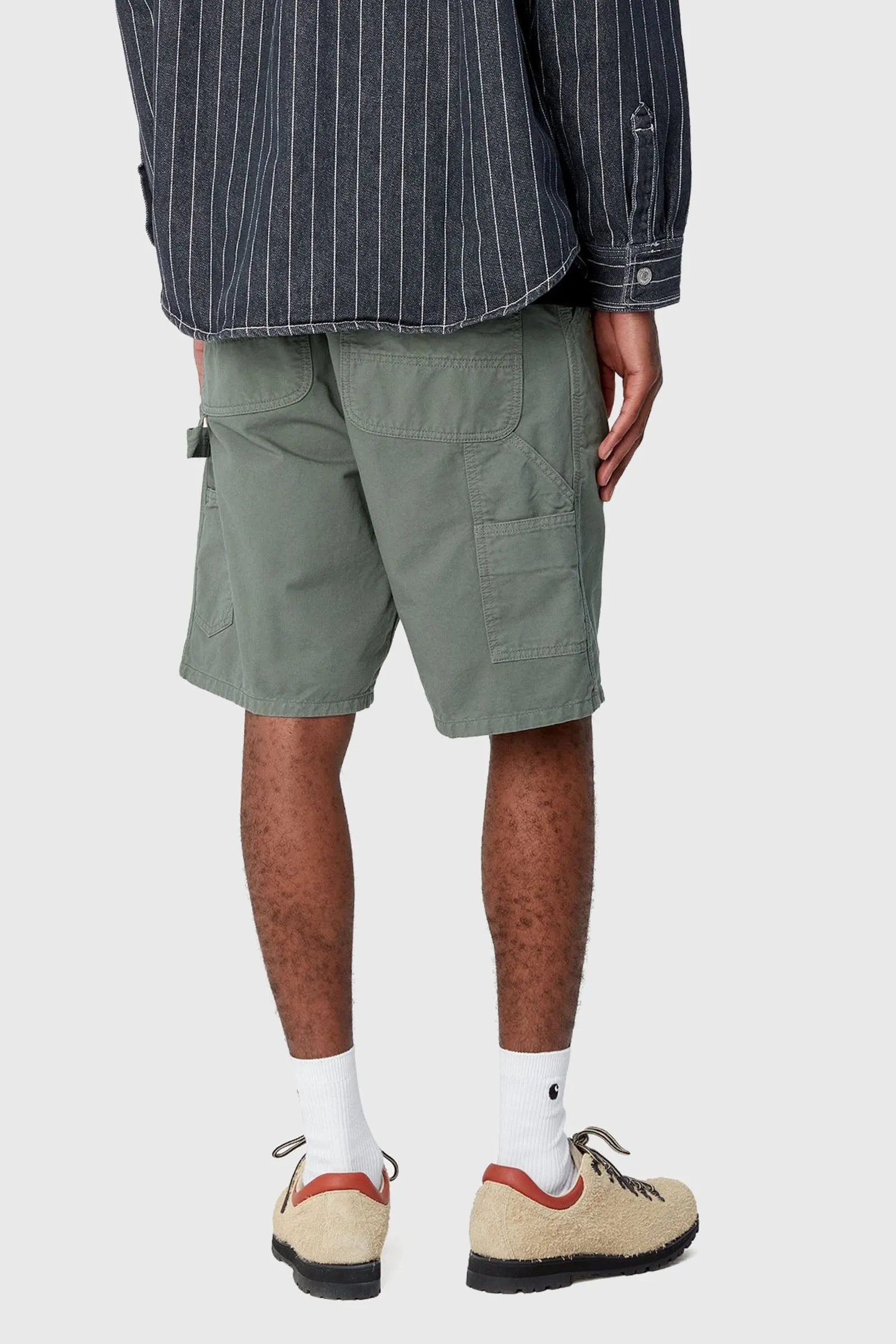 Carhartt Wip Single Knee Short Verde Militare Uomo