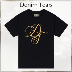 Denim Tears  |Unisex Street Style Plain Cotton Logo T-Shirts