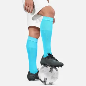 Hue Sky Blue Soccer Knee-High Socks