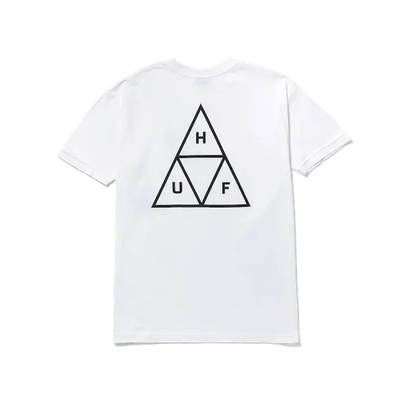 Huf Set Triple Triangle S/S T-Shirt - White