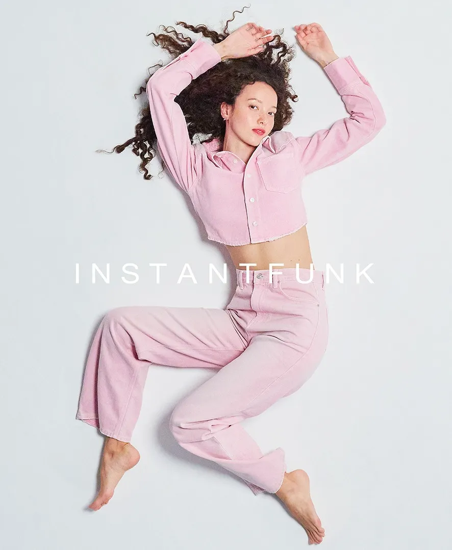 INSTANTFUNK  |Casual Style Unisex Street Style Logo Shirts & Blouses