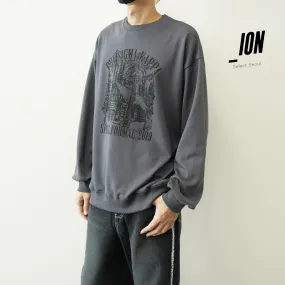 IONSEOUL  |Unisex Street Style Oversized Sweatshirts