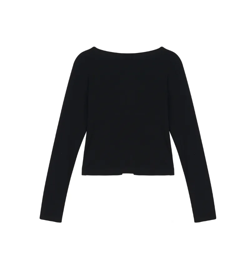 ITZAVIBE  |Casual Style Street Style Long Sleeves Plain Cotton