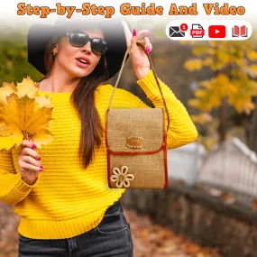 Jute Purse Bag PDF Download Pattern (3 sizes included)