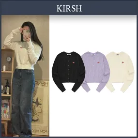 KIRSH  |Street Style Logo Cardigans