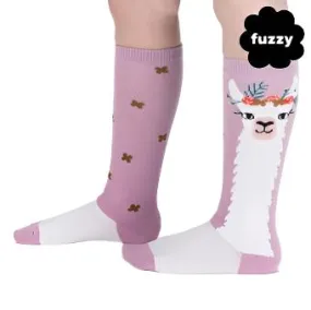 Llama Queen Junior Knee High Socks