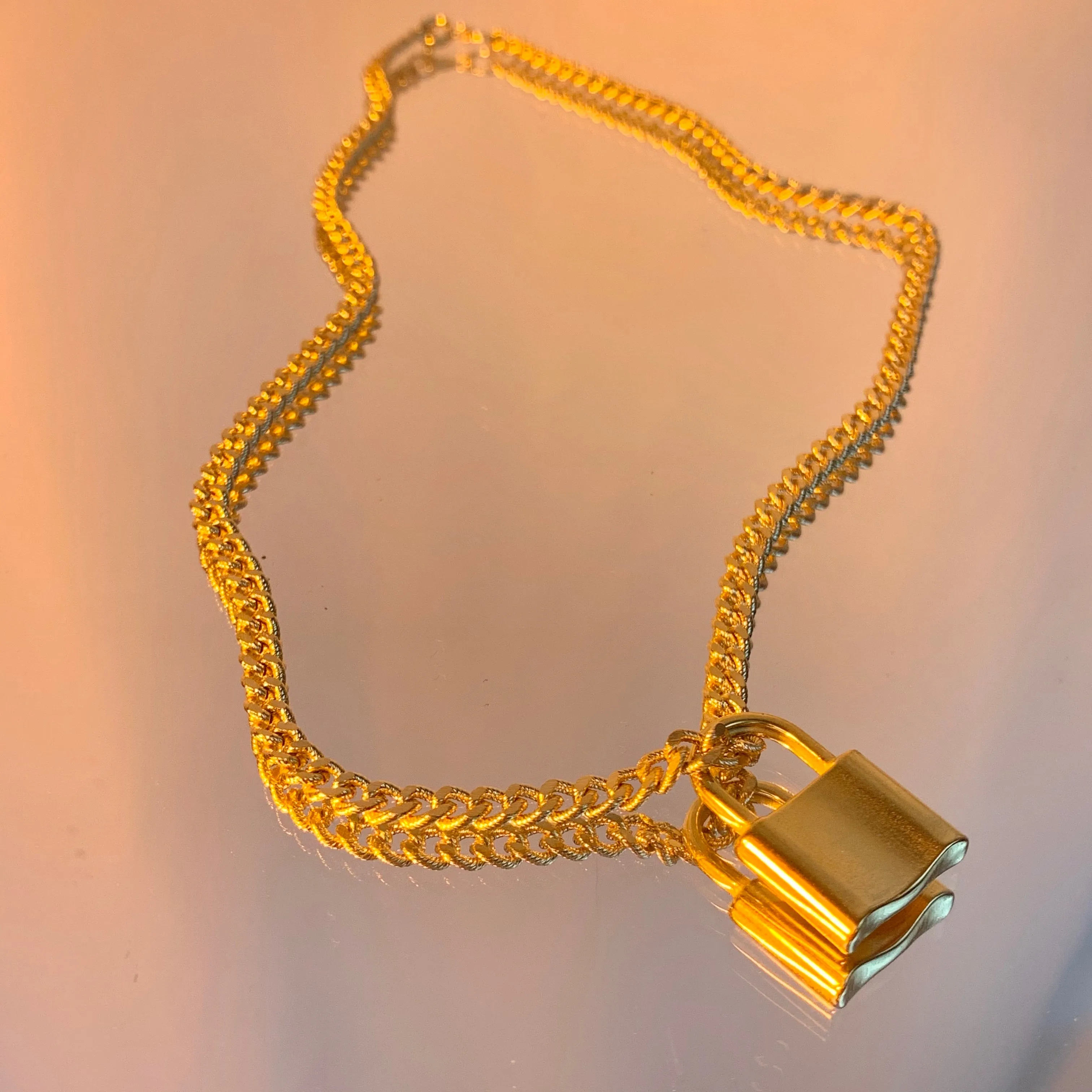 Lock necklace