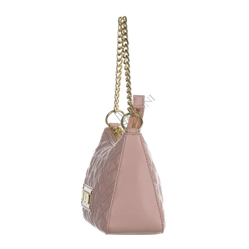 LOVE MOSCHINO - BORSA HOBO TRAPUNTATA LETTERING LOGO ROSA - LOVE MOSCHINO - Tempus Doni