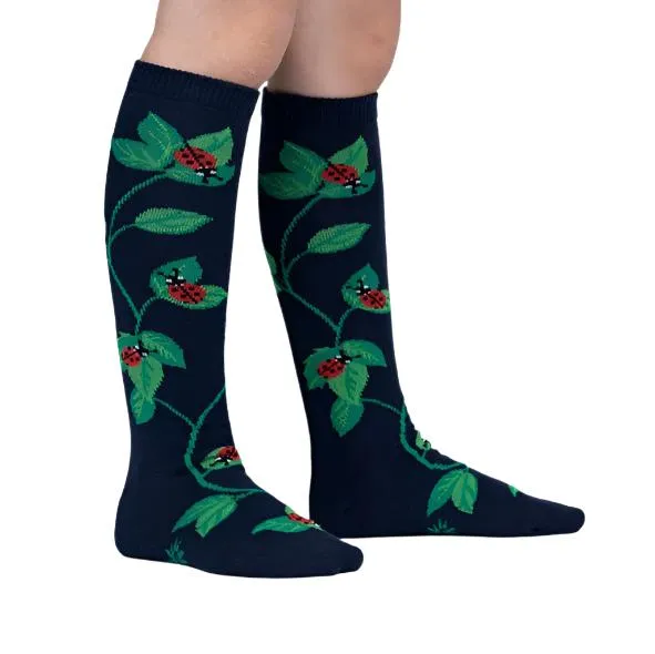 Luck Be A Lady Bug Junior Knee High Socks