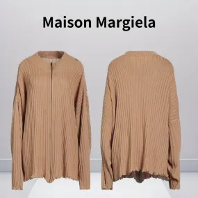 Maison Margiela  |Casual Style Wool Long Sleeves Plain Medium Office Style