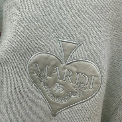 Mardi Mercredi  |Unisex Street Style Plain Logo Cardigans