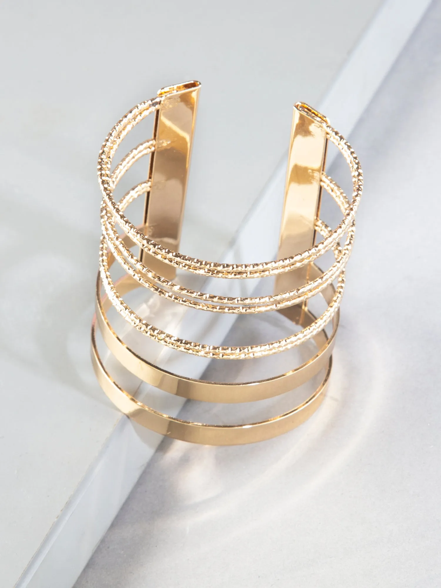 Metallic Broad Bracelet