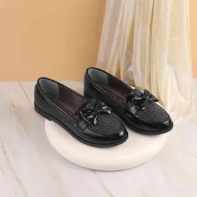 Metro Women Black Casual Loafers