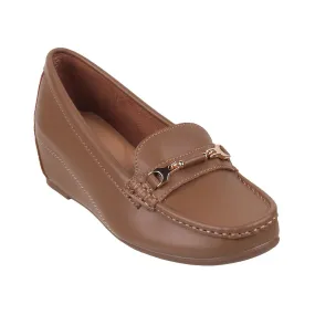 Metro Women Brown Casual Loafers