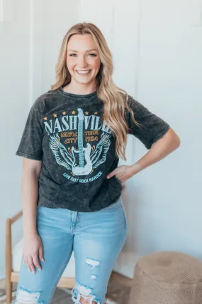 Mineral Wash Nashville Graphic Tee