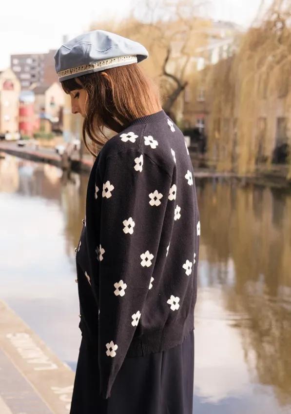 Miss Patina  |Flower Patterns Street Style Long Sleeves Cardigans