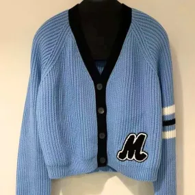 MiuMiu  |Casual Style Unisex Street Style Oversized Cardigans