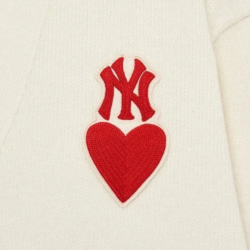 MLB Korea  |Unisex Street Style Long Sleeves Logo Cardigans