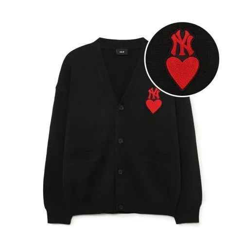 MLB Korea  |Unisex Street Style Long Sleeves Logo Cardigans