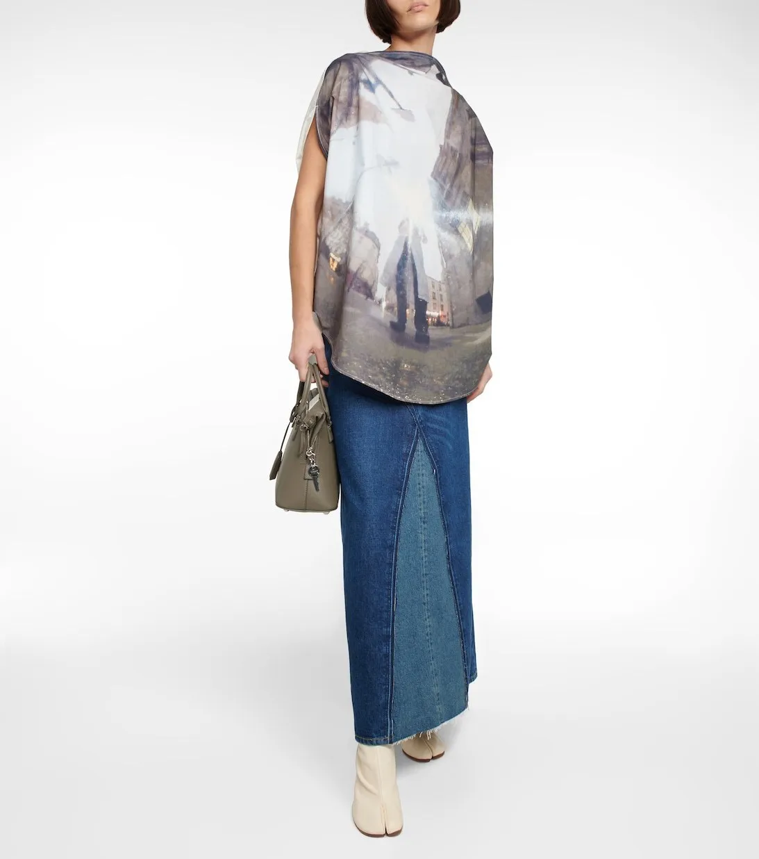 MM6 Maison Margiela  |Sleeveless Street Style Cotton Oversized Tanks & Camisoles