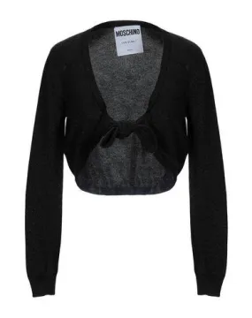 Moschino Women Wrap cardigans Black 14 UK