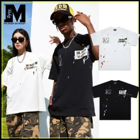 MR. ENJOY DA MONEY  |Crew Neck Unisex Street Style Cotton Short Sleeves Oversized