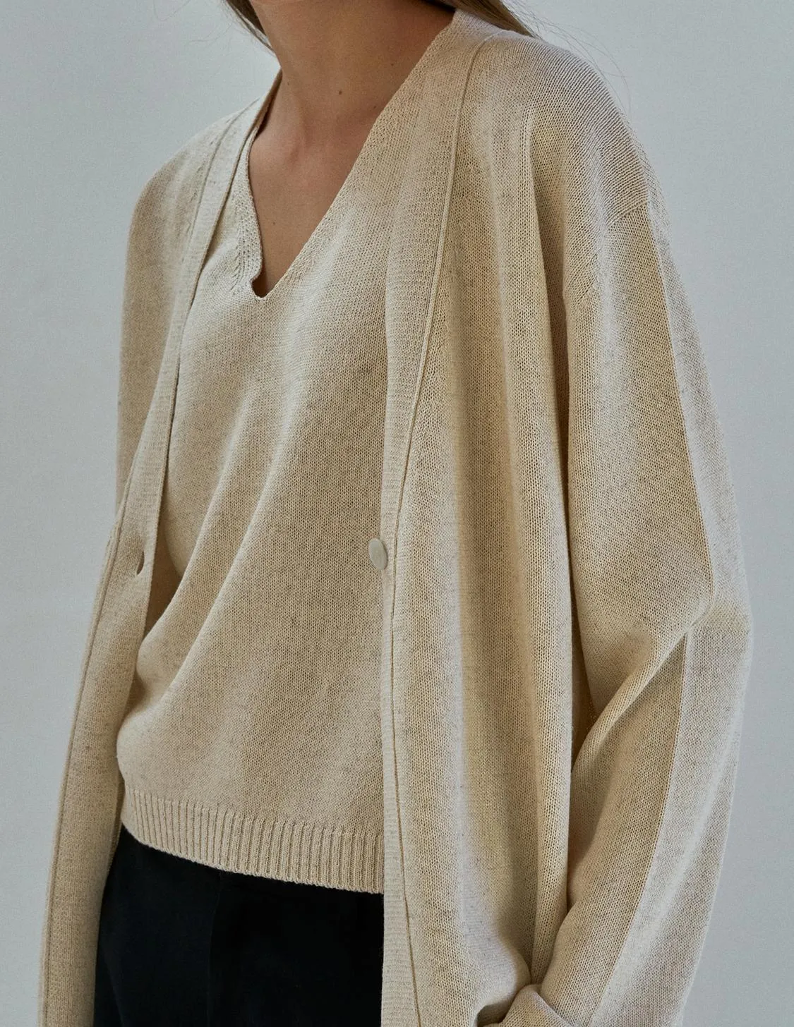 NOTHING WRITTEN  |Plain Cardigans