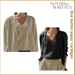 NOTHING WRITTEN  |Plain Cardigans