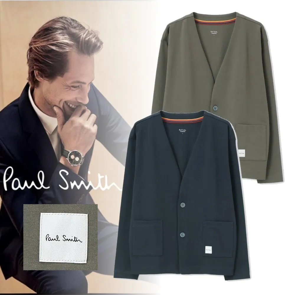 Paul Smith  |Cotton Logo Cardigans