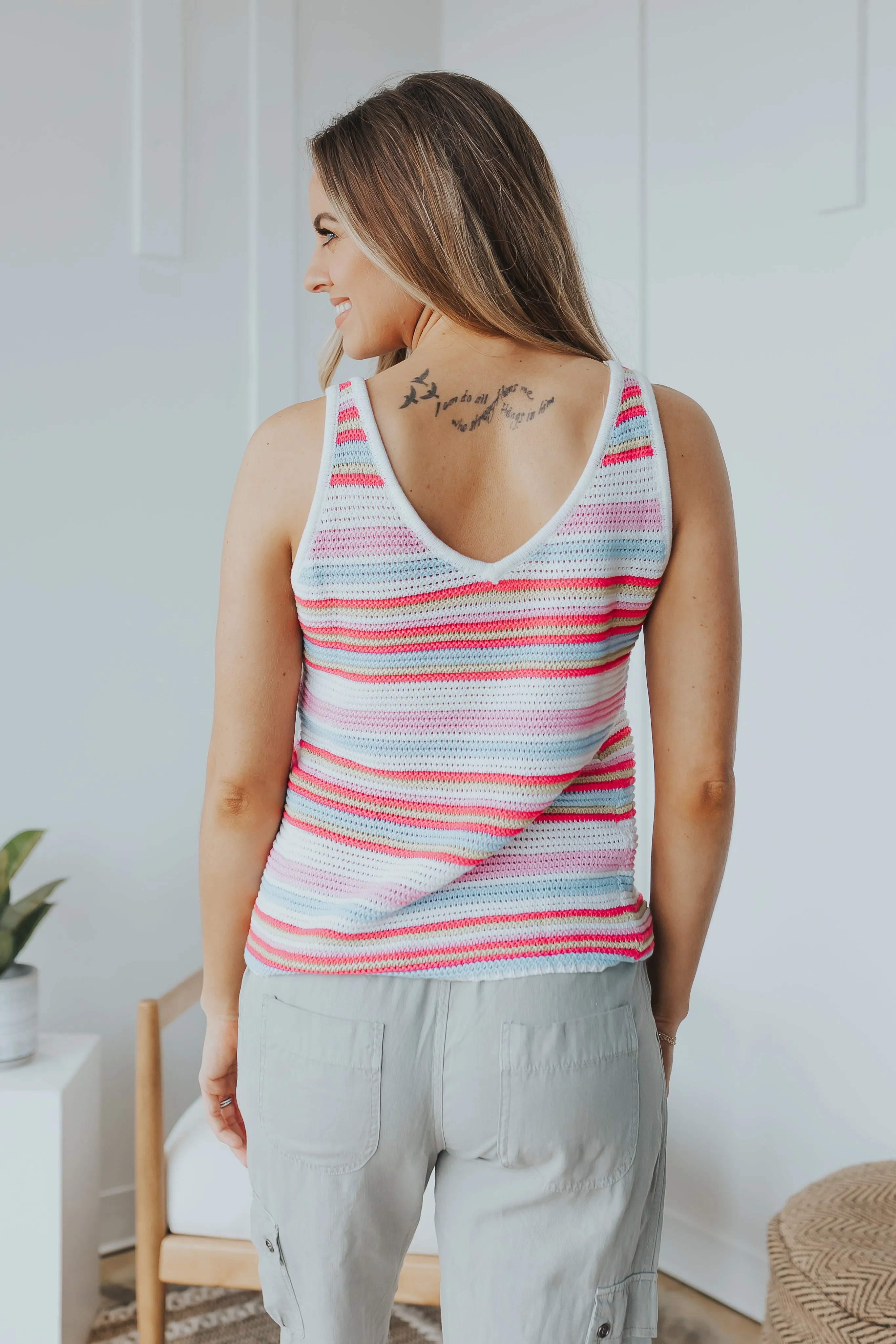 Penny Pointelle Tank Top