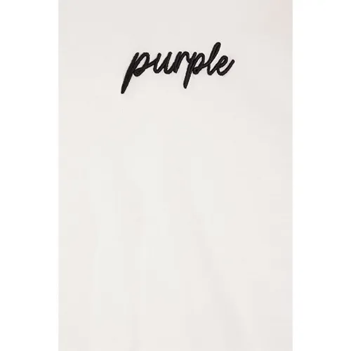 PURPLE BRAND  |Crew Neck Unisex Street Style Plain Cotton Short Sleeves