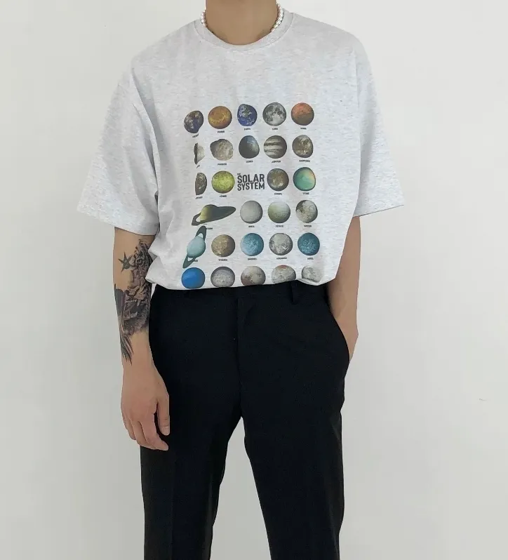 RASHOMONG  |Unisex Street Style Collaboration Plain Cotton Short Sleeves