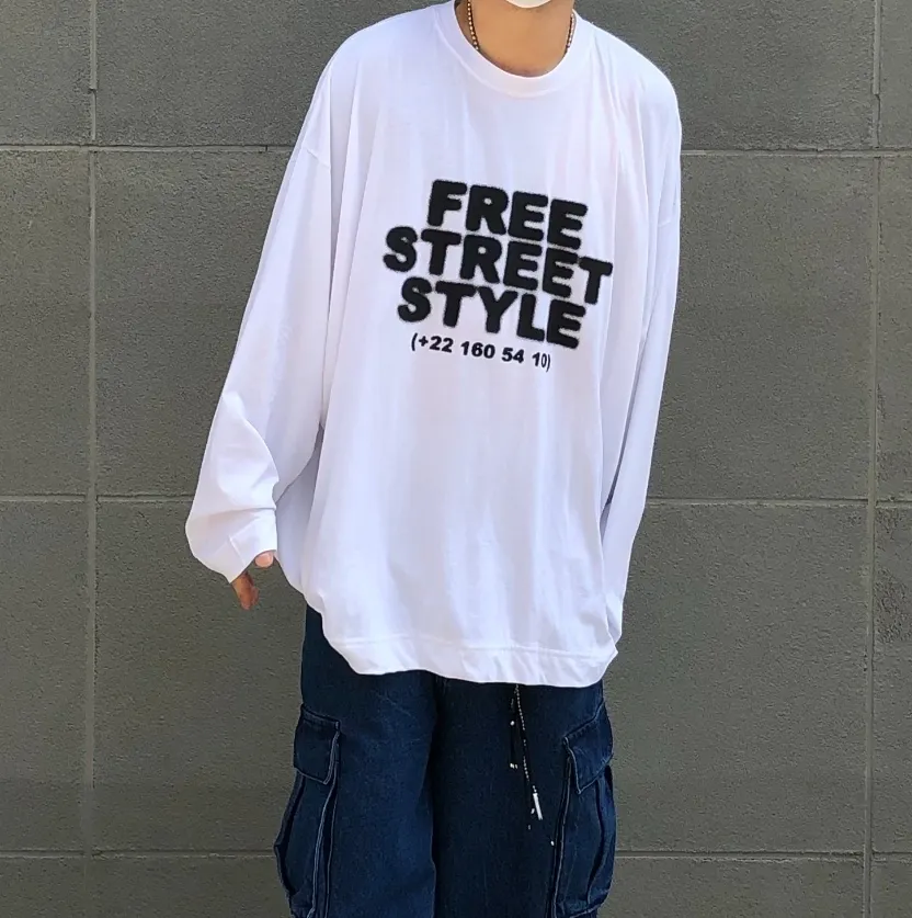 RASHOMONG  |Unisex Street Style Plain Logo T-Shirts