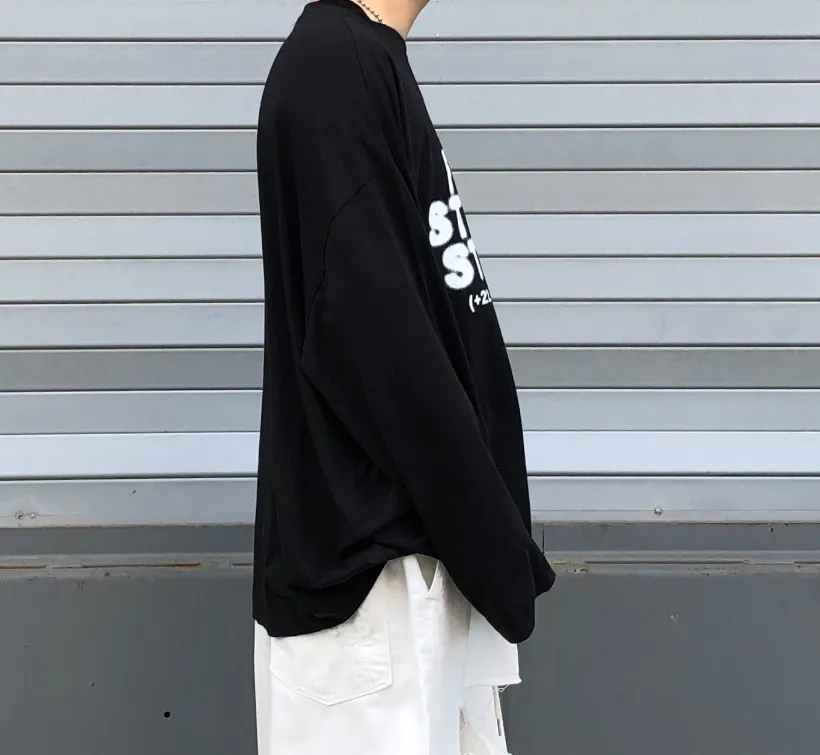 RASHOMONG  |Unisex Street Style Plain Logo T-Shirts