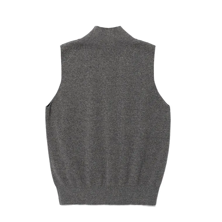 rolarola  |Casual Style Wool Nylon Sleeveless Street Style Plain Cotton