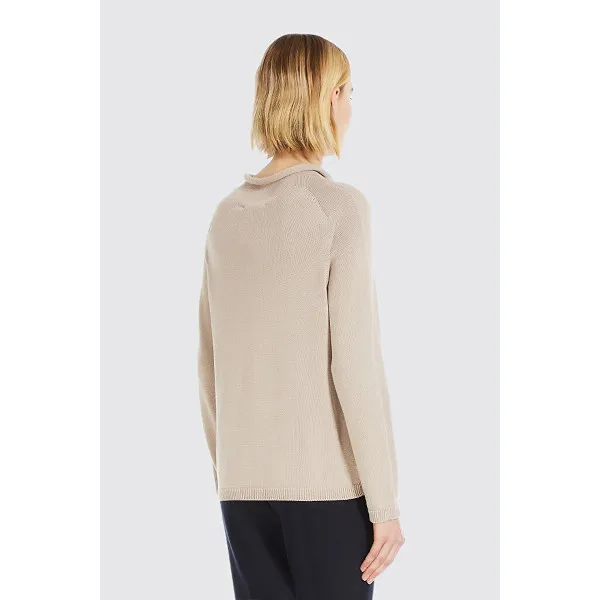 S Max Mara  |Casual Style Long Sleeves Plain Cotton Party Style