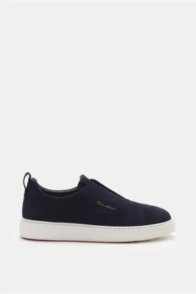 SANTONI slip-on sneakers navy