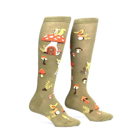 Shroom And Board Knee High Socks