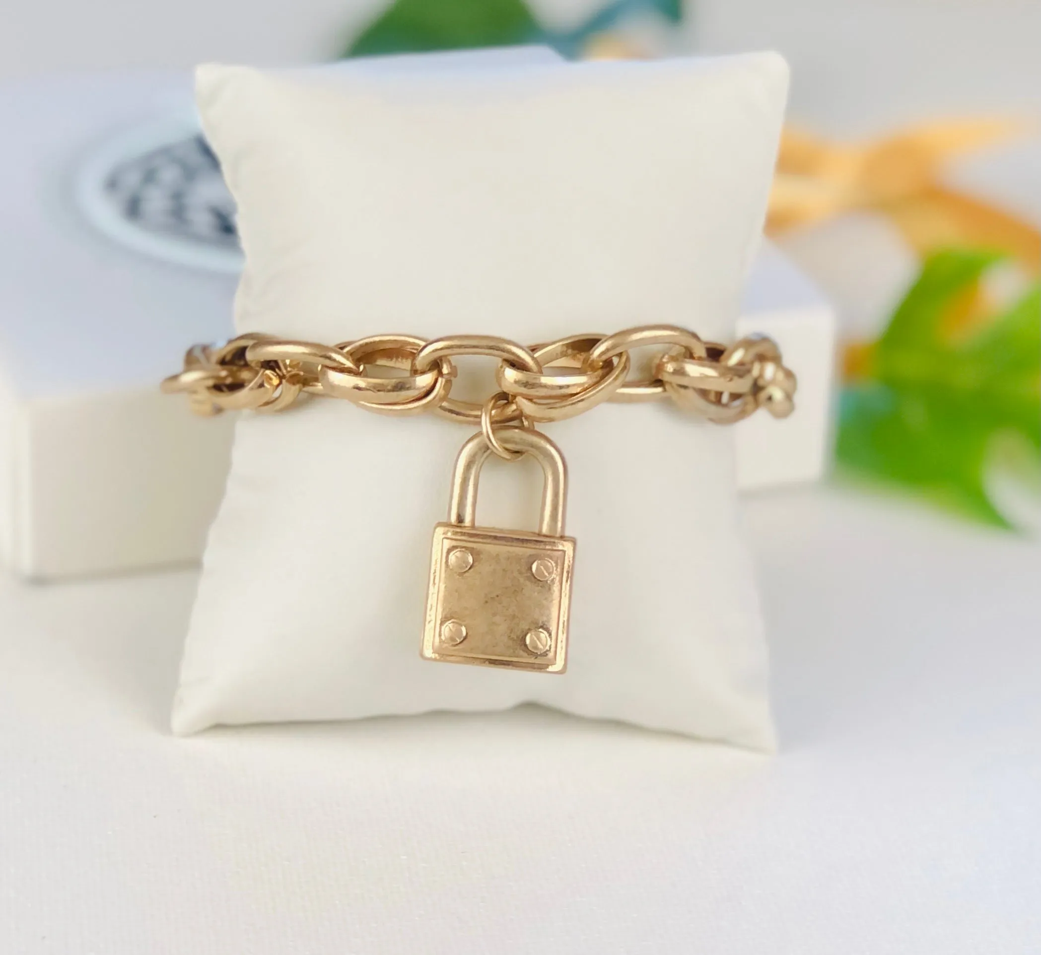 Sister’s Keeper Lock Bracelet